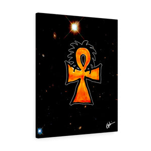 Ankh with Locks (Canvas)