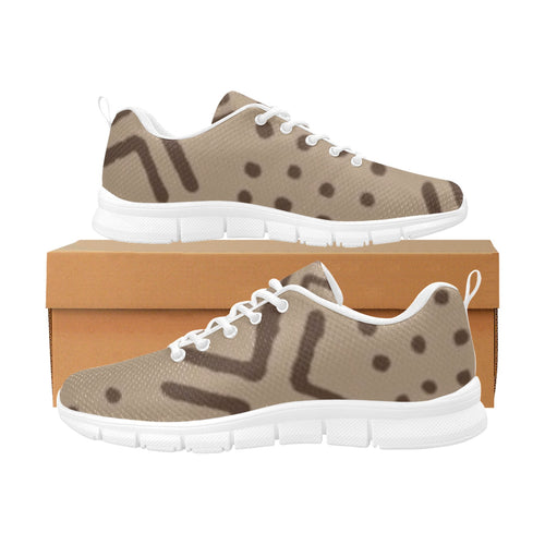 Men's Breathable Sneakers (Tan White)