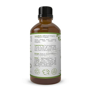 UpNature Wild Oregano Oil 4 OZ - 100% Pure and Natural, Undiluted and Unfiltered, GMO Free, Premium Quality - Oil of Oregano Is Perfect For Use For Colds, Sore Throats, Coughs
