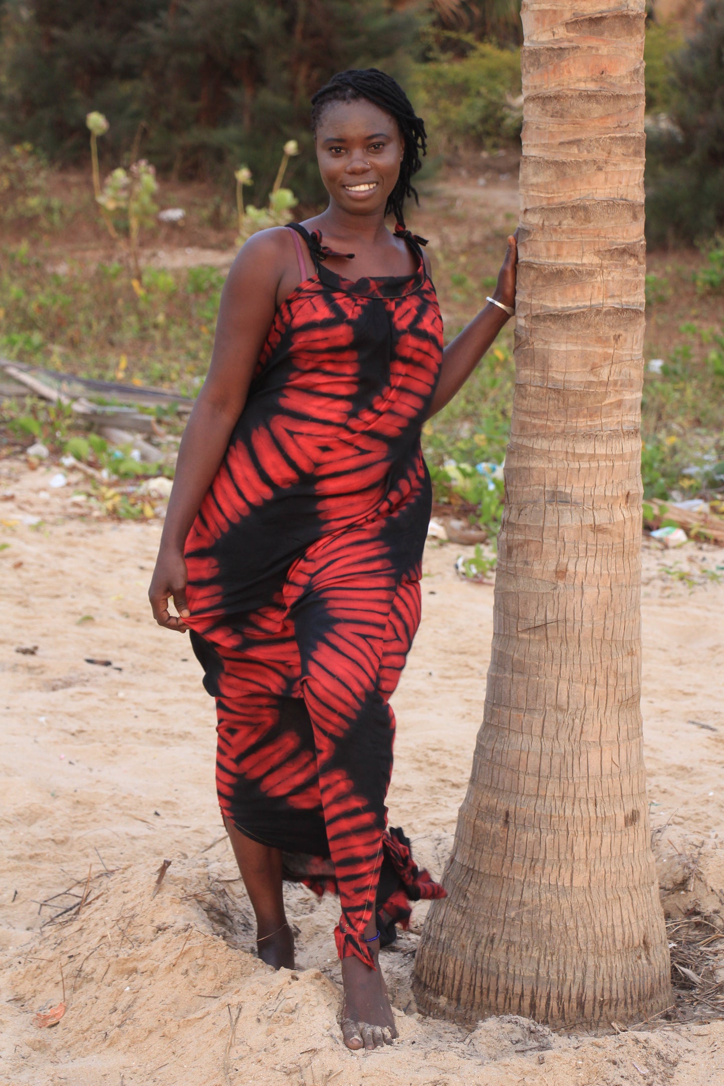 Women's African Tie Dye Dresses
